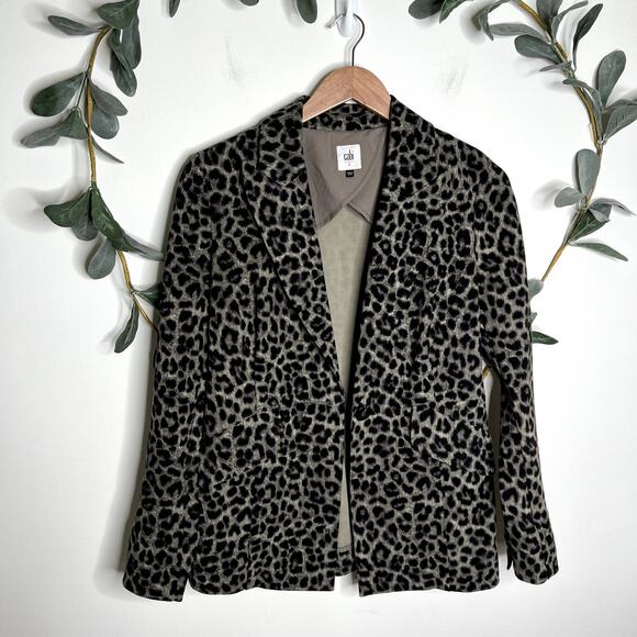 CAbi Leopard Print Blazer LAST CALL - Picture 1 of 6